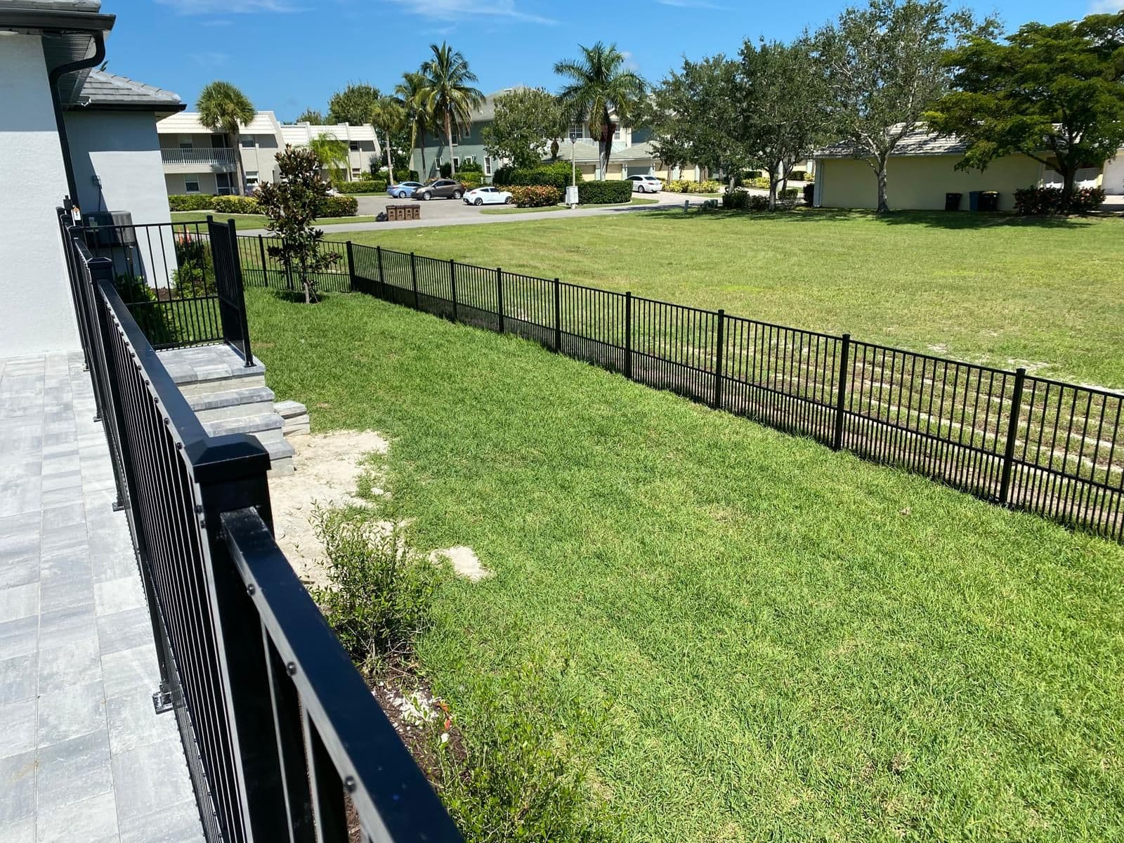 Fence installation project by Lobo Fences LLC in Southwest Florida